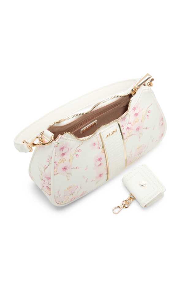 Buy ALDO Pink Synthetic Zipper Closure Women's Shoulder Bag