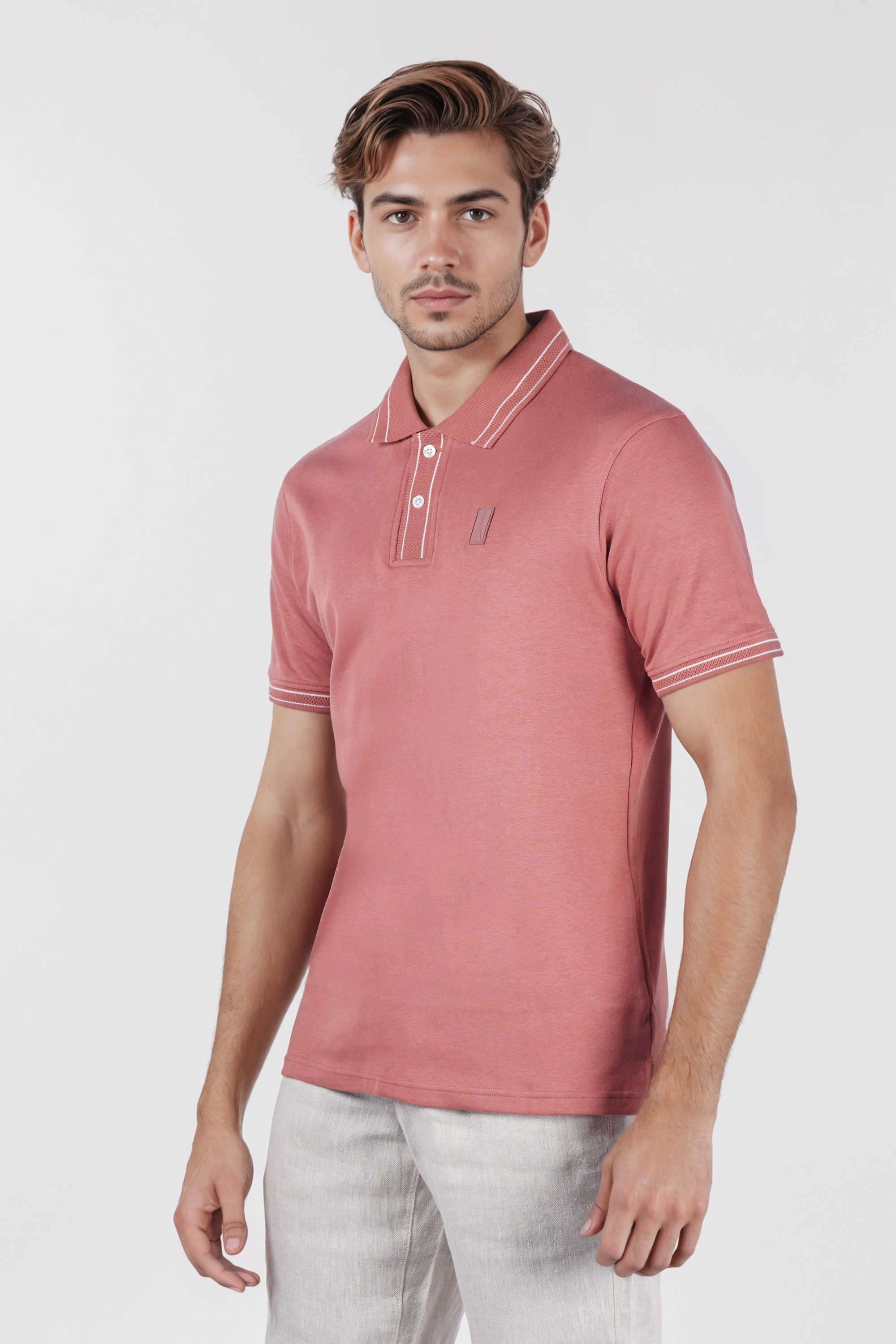 Solid-Cotton-Regular-Fit-Men-Polo-T-Shirt