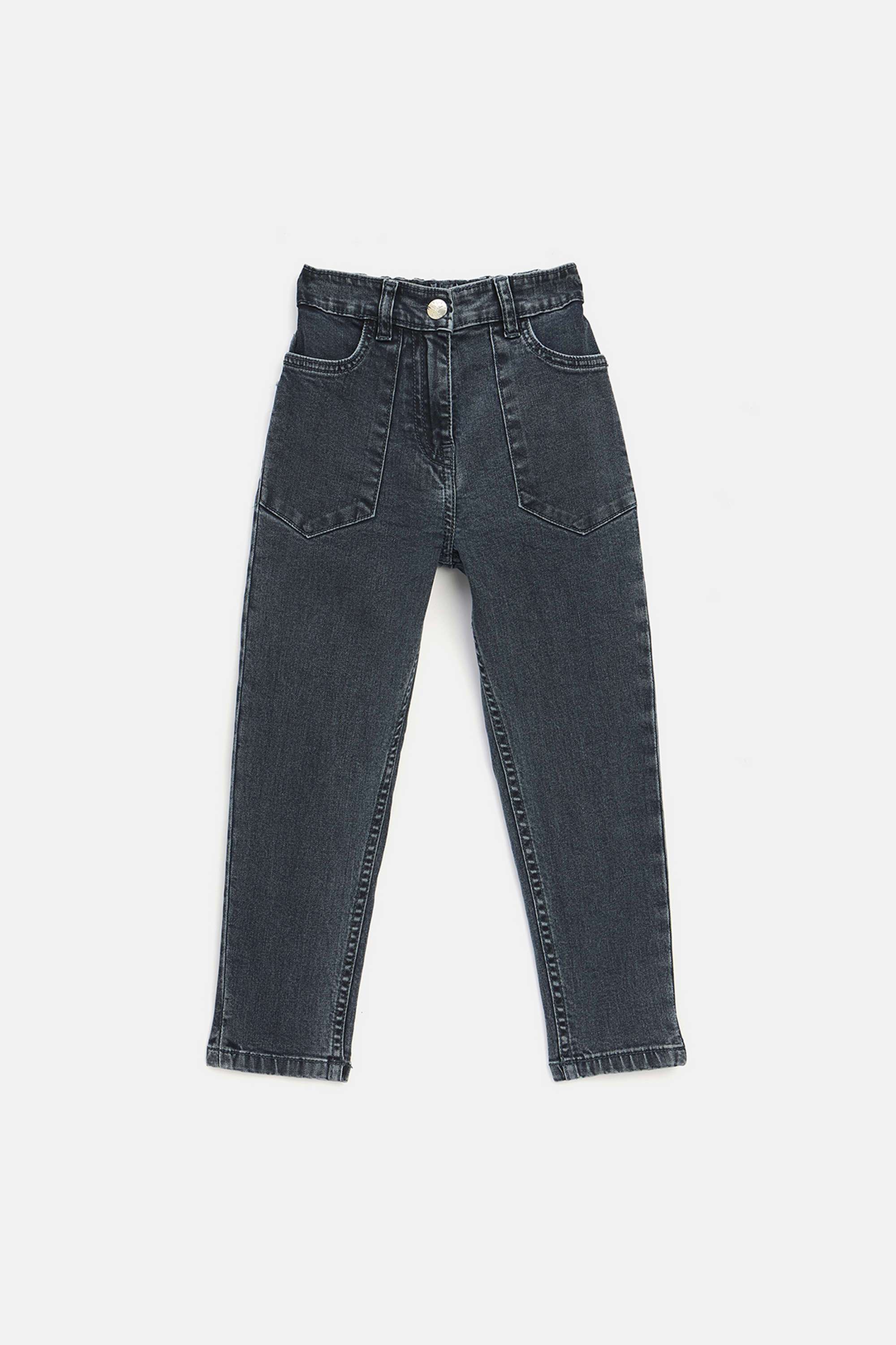 Solid-Cotton-Relaxed-Fit-Girl-s-Jeans