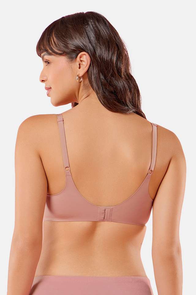 F084-Non-Wired-Regular-Strap-Lightly-Padded-Women-s-T-Shirt-Bra