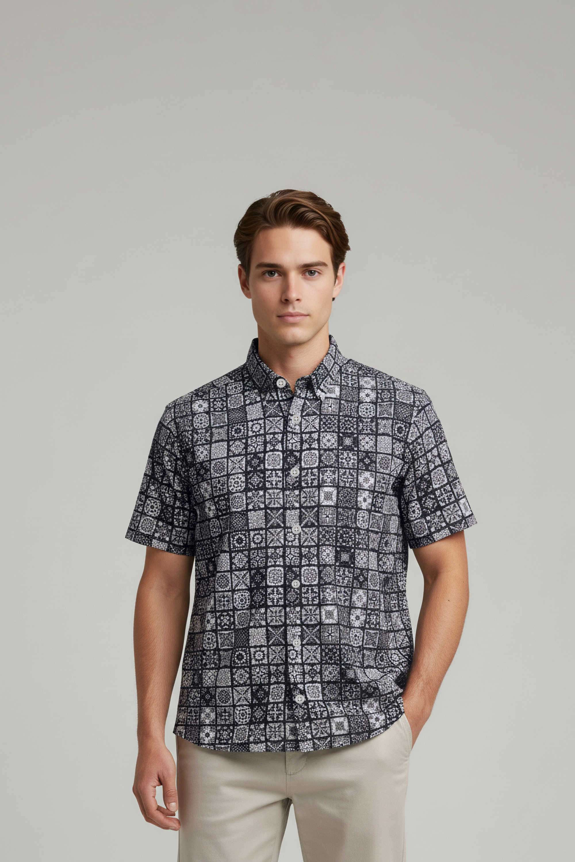 Textured-Polyester-Regular-Fit-Men-s-Casual-Shirt