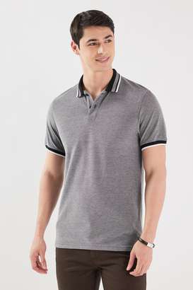 Solid-Blended-Fabric-Polo-Men-s-T-Shirt