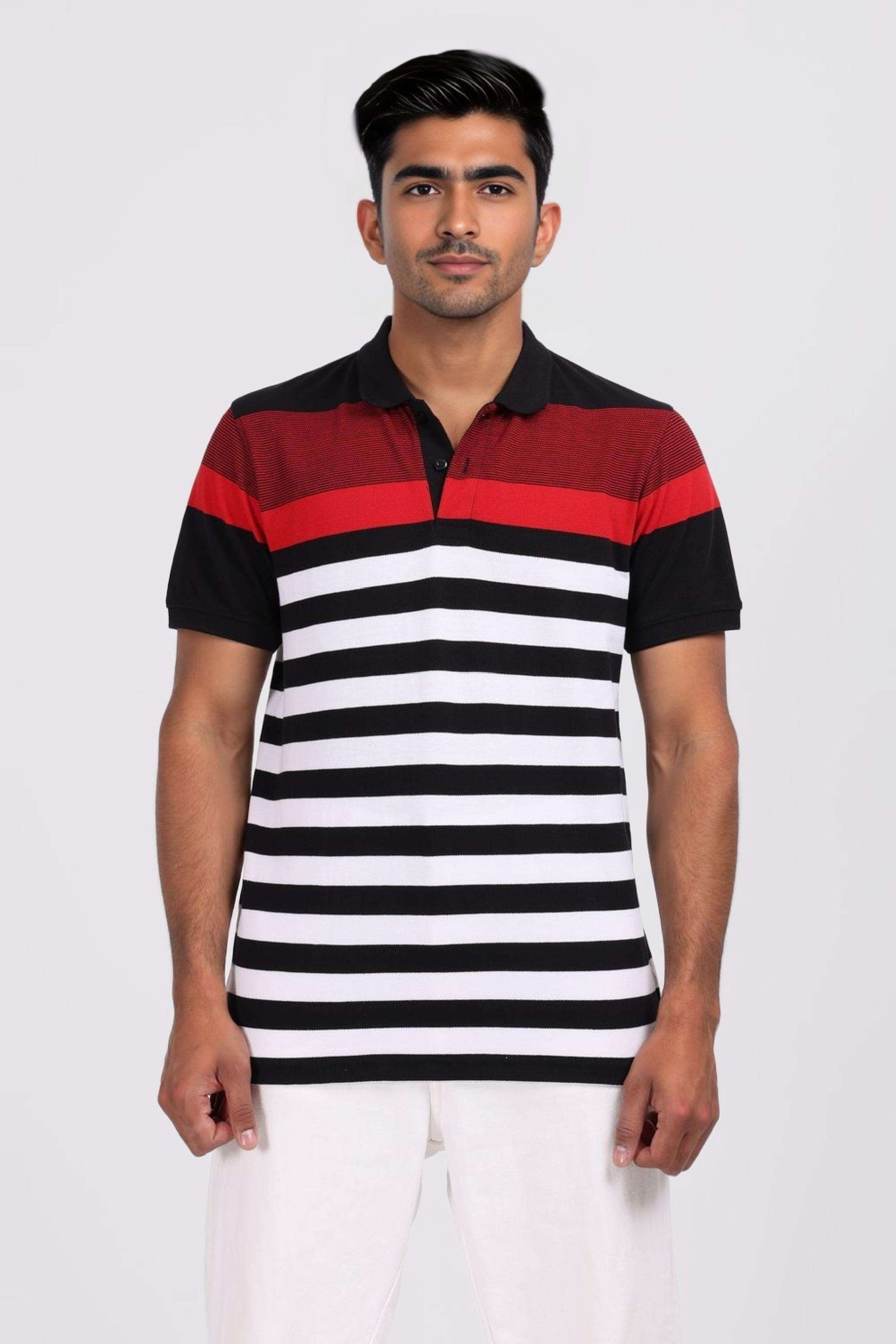 Blended-Fabric-Regular-Fit-Men-T-Shirt