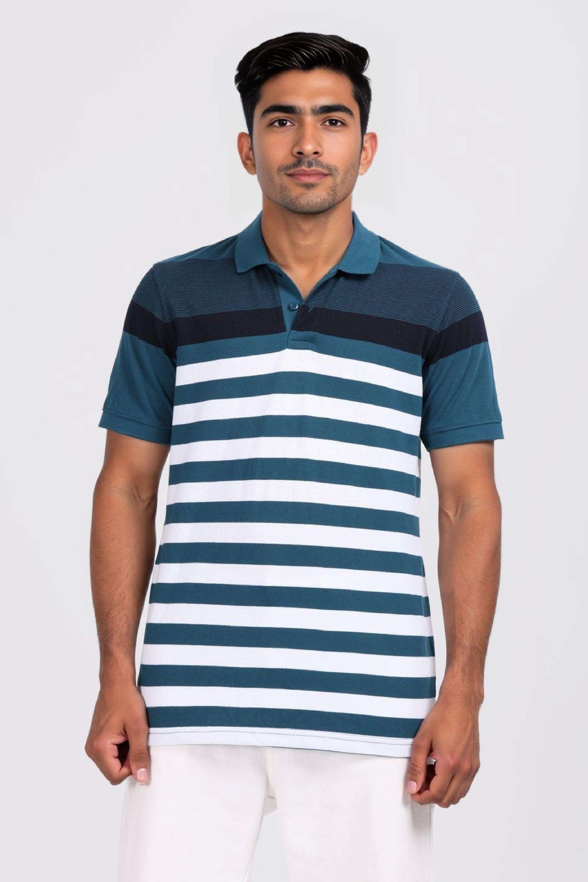 Blended-Fabric-Regular-Fit-Men-T-Shirt