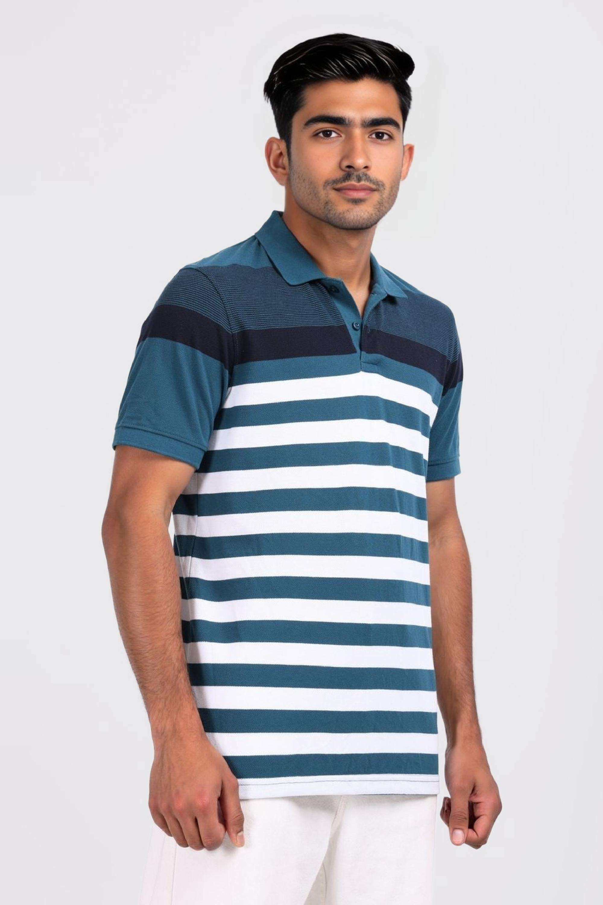 Blended-Fabric-Regular-Fit-Men-T-Shirt