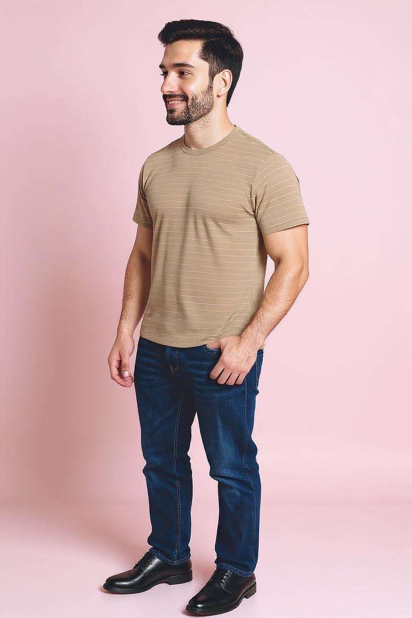 Stripes-Cotton-Round-Neck-Men-s-T-Shirt