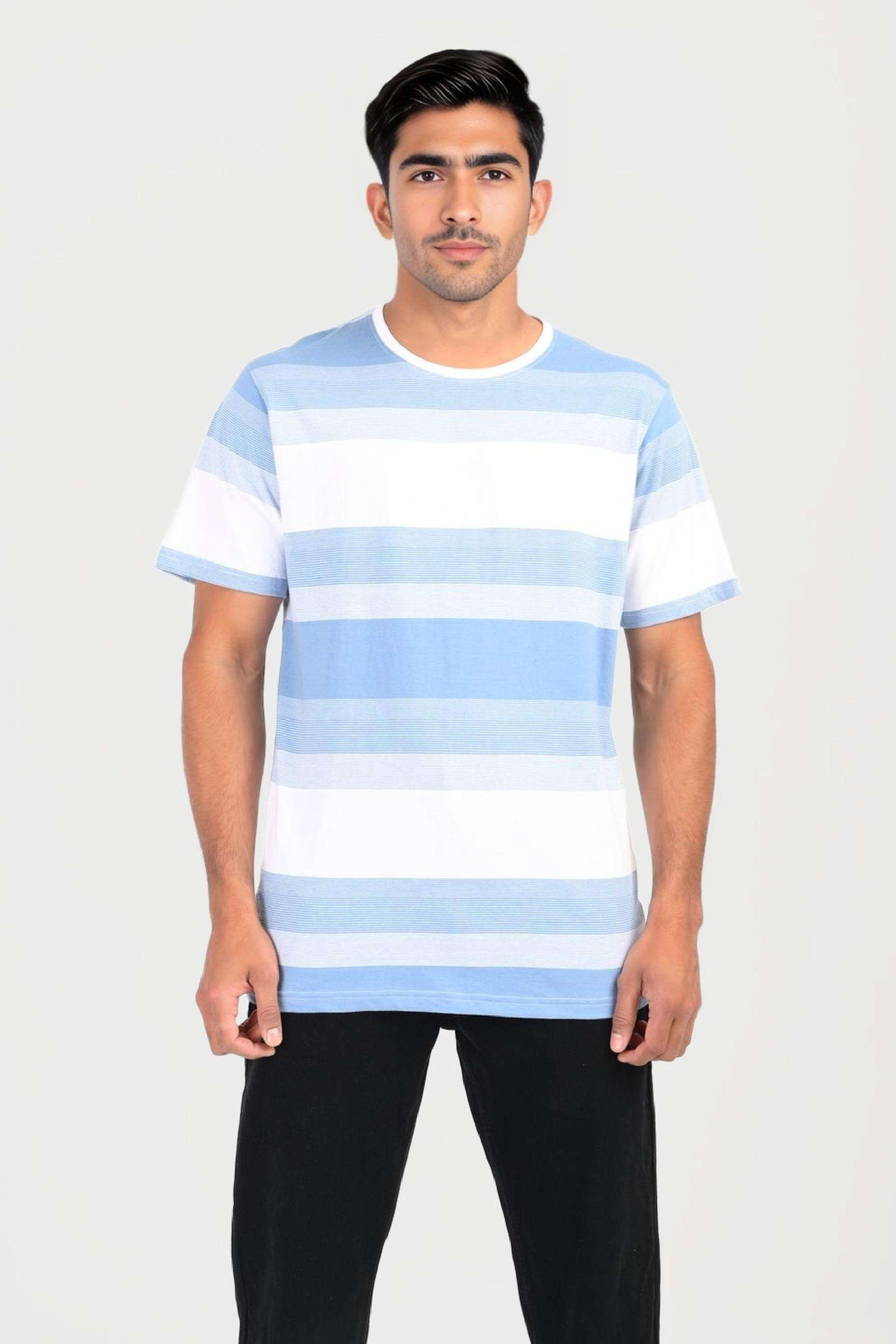 Blended-Fabric-Regular-Fit-Men-T-Shirt