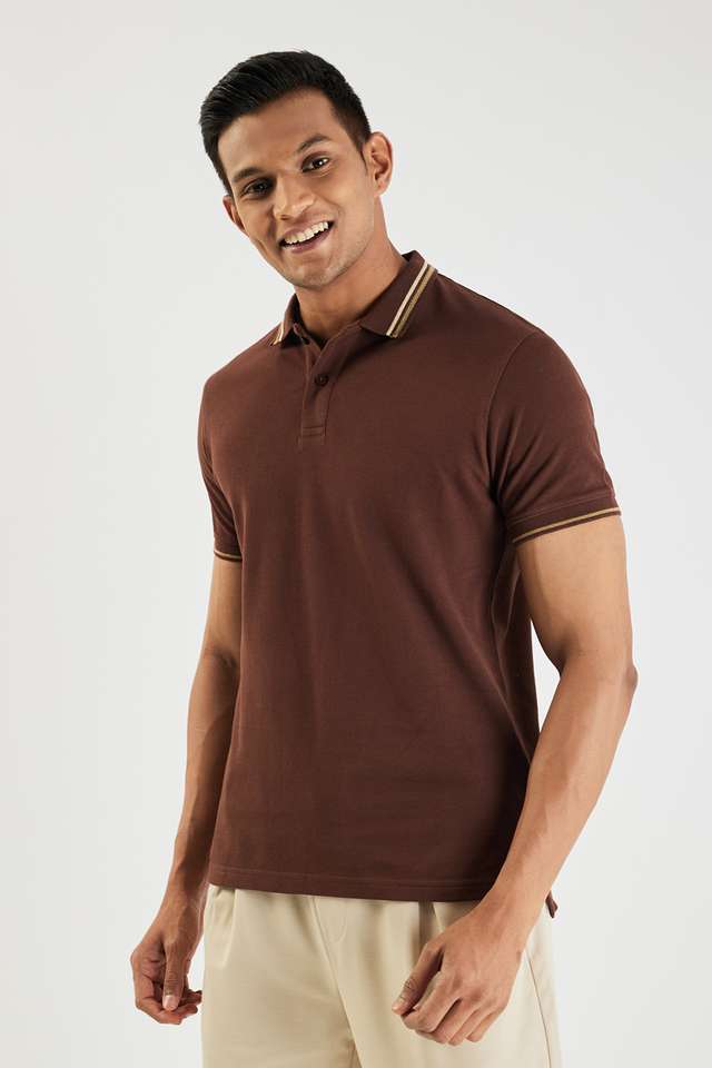 Solid-Cotton-Polo-Men-s-T-Shirt