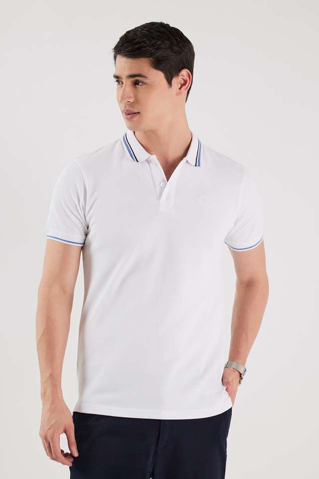Solid-Cotton-Polo-Men-s-T-Shirt