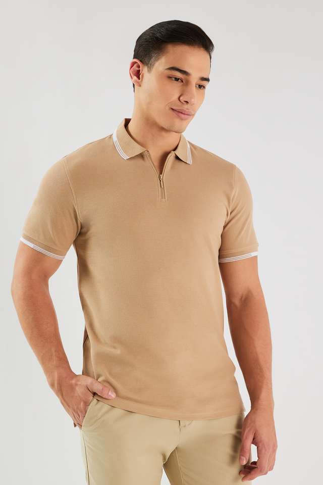 Solid-Cotton-Polo-Men-s-T-Shirt