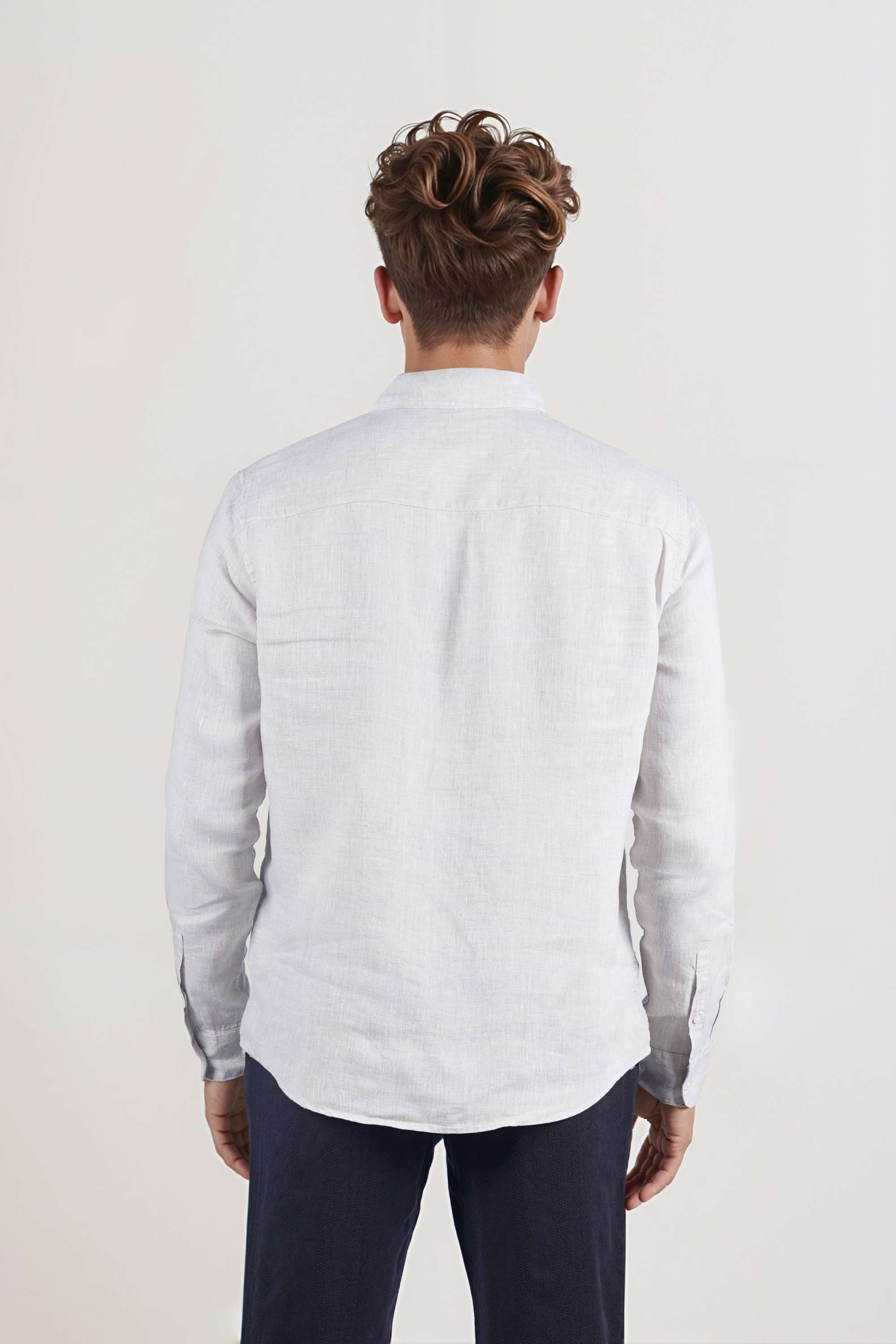 Solid-Linen-Regular-Fit-Men-s-Casual-Wear-Shirt