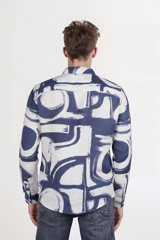 Printed-Linen-Regular-Fit-Men-s-Casual-Wear-Shirt