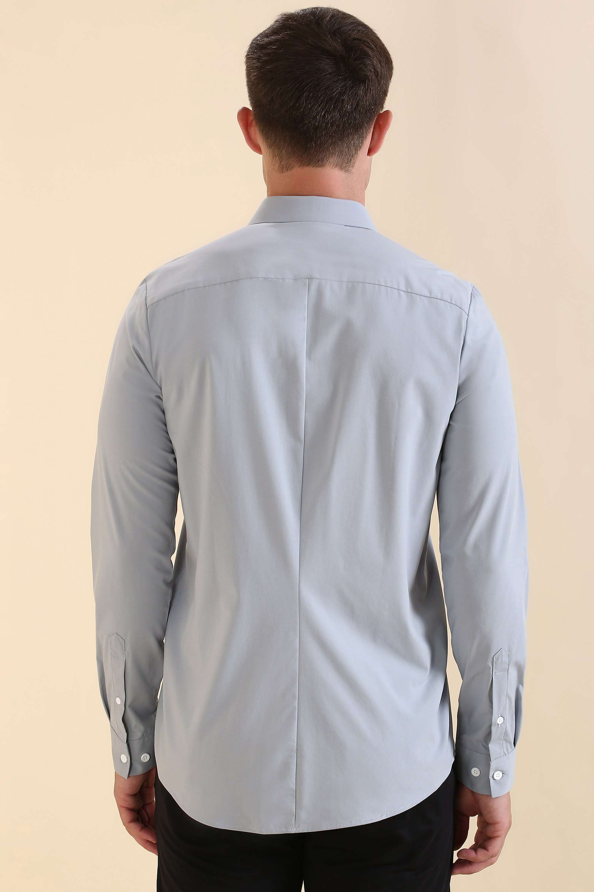 Solid-Cotton-Linen-Blend-Regular-Fit-Men-s-Formal-Shirt