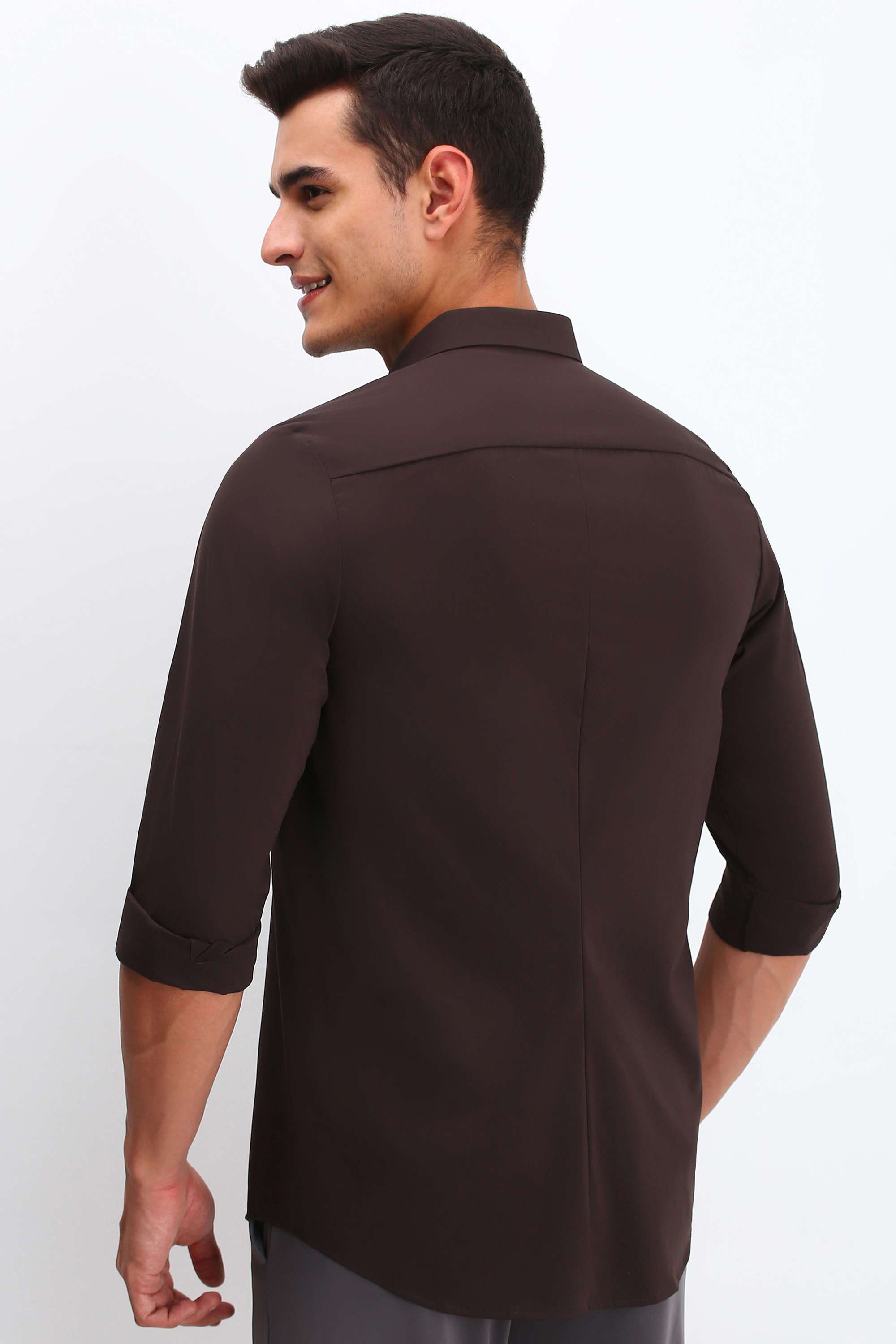 Solid-Blended-Fabric-Regular-Fit-Men-Formal-Wear-Shirt