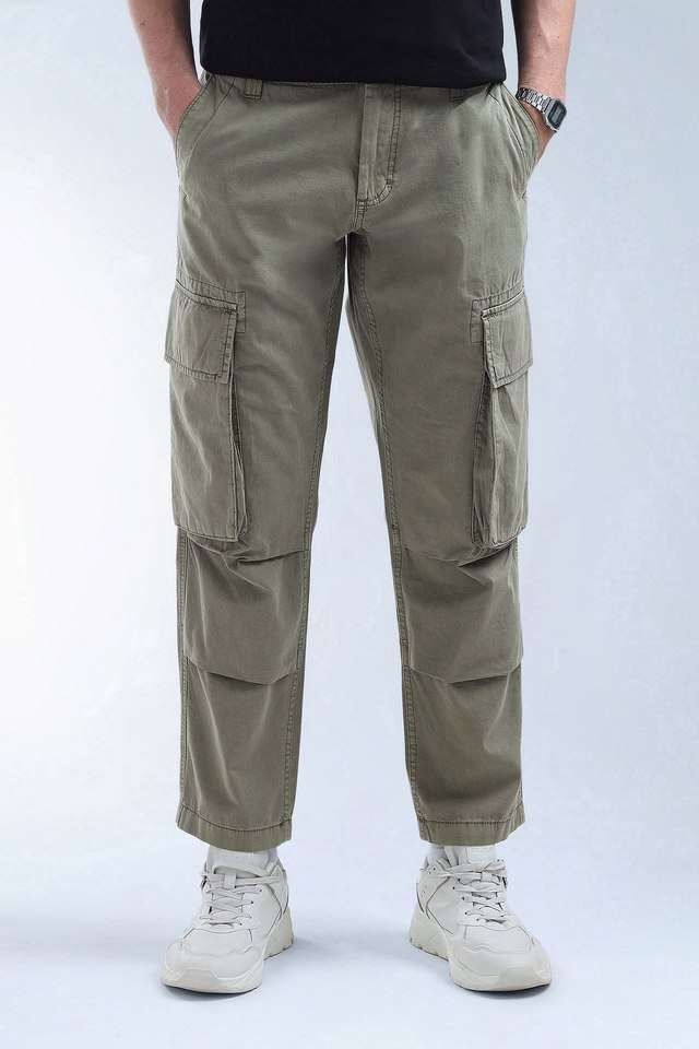 Solid-Cotton-Regular-Fit-Men-s-Casual-Wear-Trousers