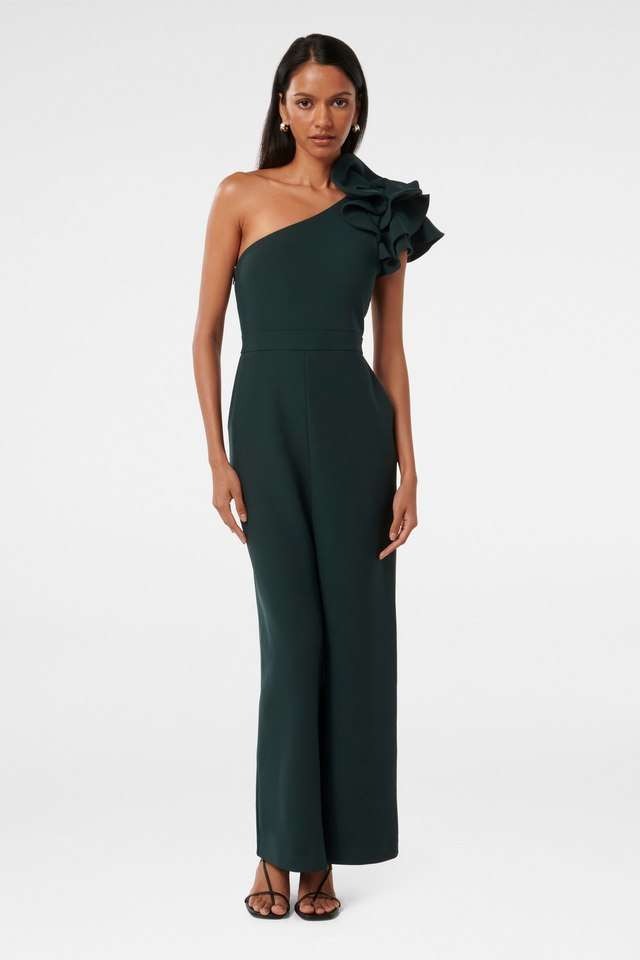 Solid-Sleeveless-Blended-Fabric-Women-s-Full-Length-Jumpsuit