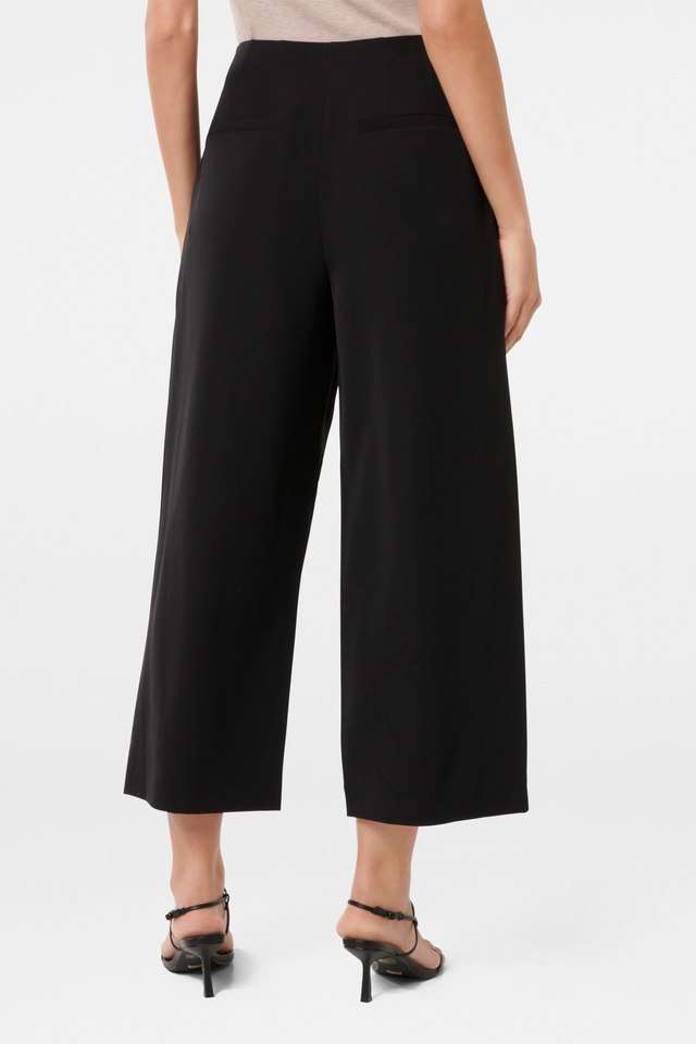 Wide-Leg-Fit-7/8-Length-Blended-Fabric-Women-s-Casual-Wear-Culottes