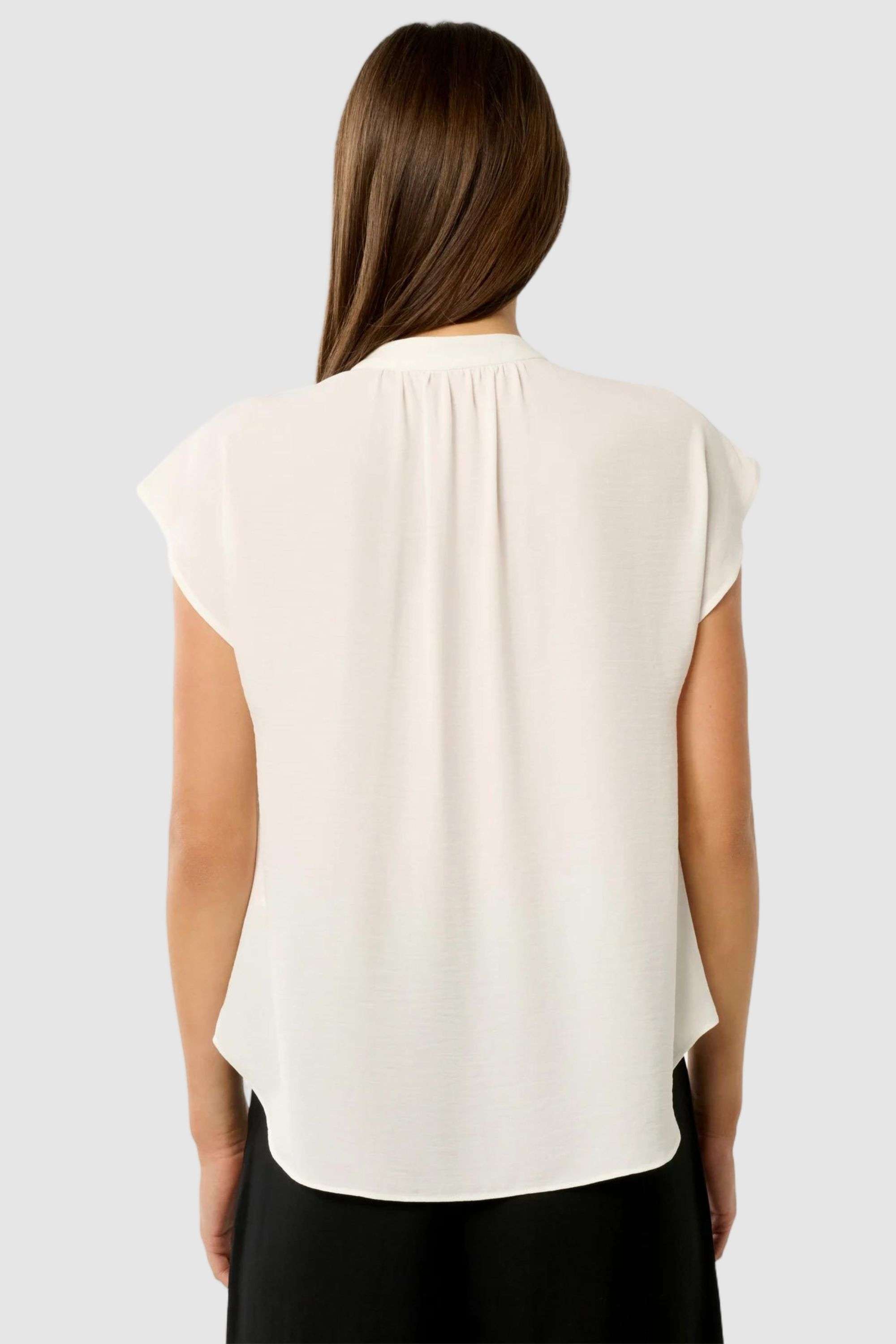 Solid-Polyester-Casual-Wear-Women-s-Blouse