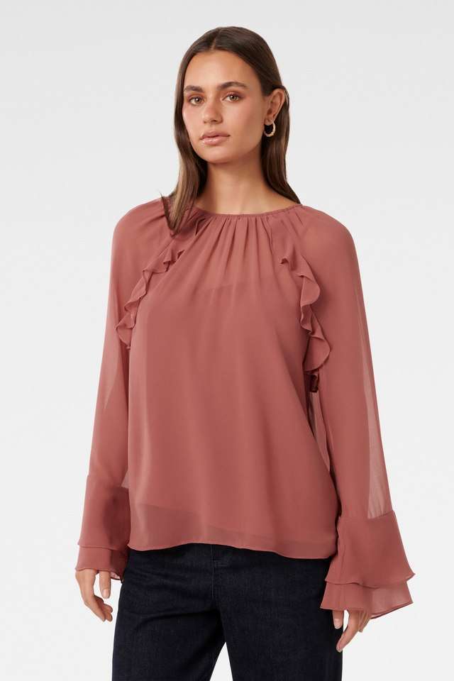 Solid-Polyester-Casual-Wear-Women-s-Blouse