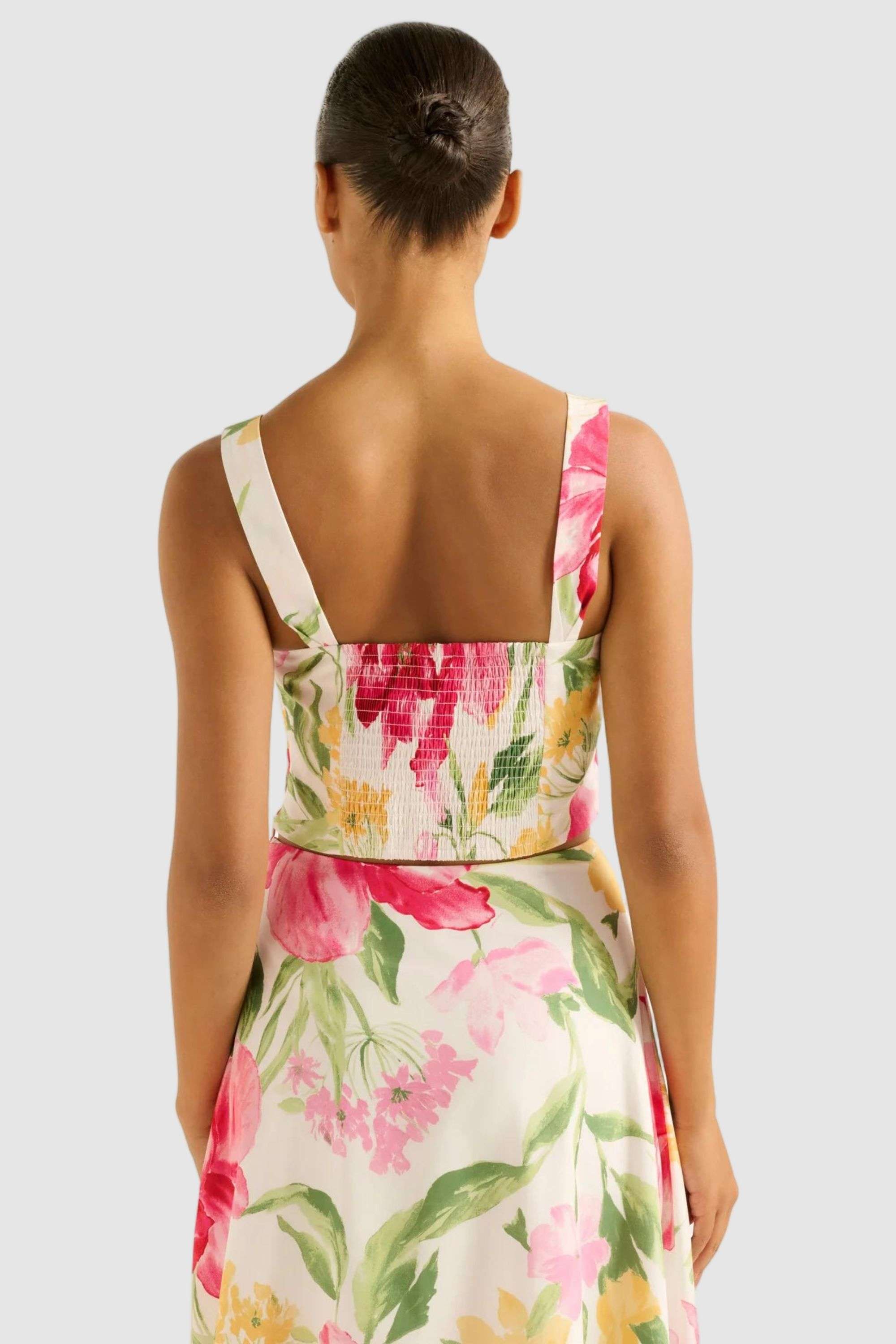 Floral-Cotton-Sweetheart-Neck-Women-s-Top