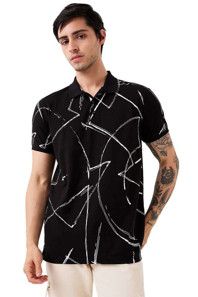 Printed-Cotton-Polo-Men-s-T-Shirt