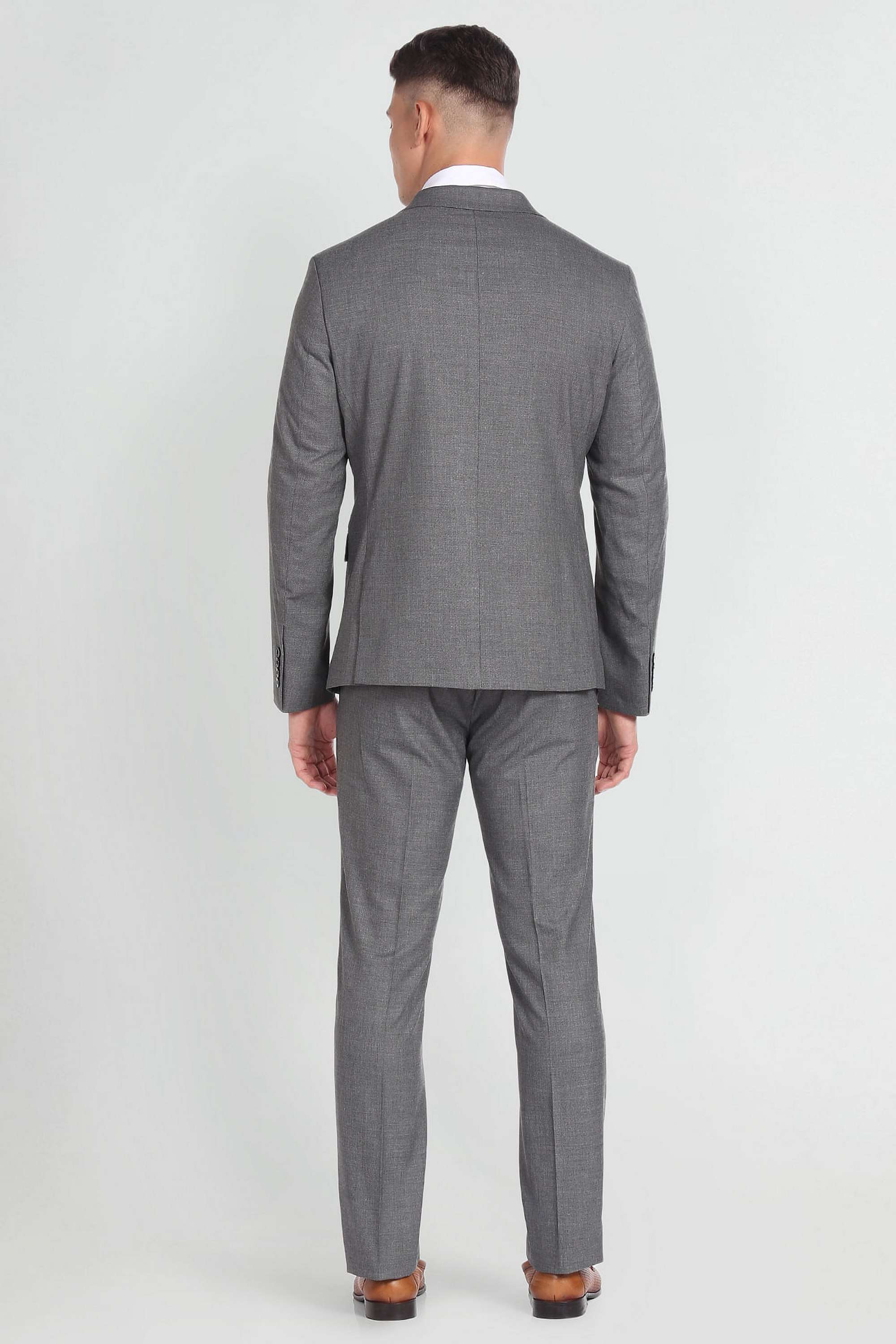 Solid-Polyester-Viscose-Regular-Fit-Men-s-Formal-Suit