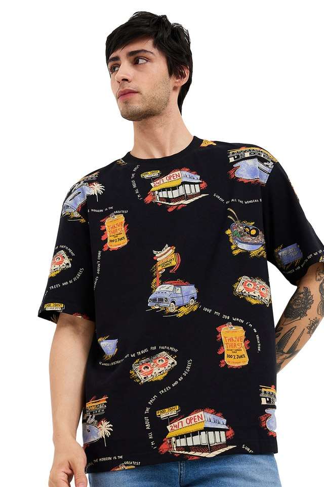 Printed-Cotton-Relaxed-Fit-Men-T-Shirt