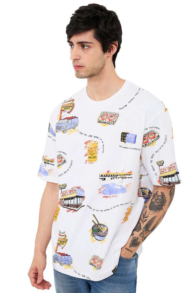 Printed-Cotton-Round-Neck-Men-s-T-Shirt