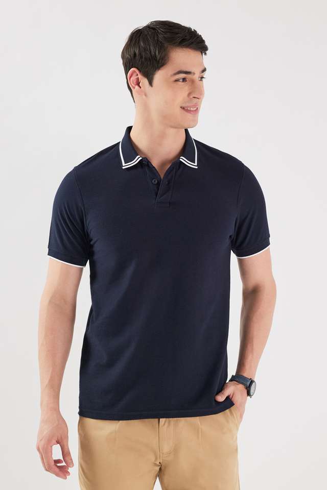Solid-Cotton-Polo-Men-s-T-Shirt