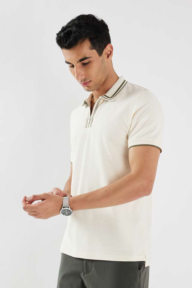 Solid-Cotton-Polo-Men-s-T-Shirt