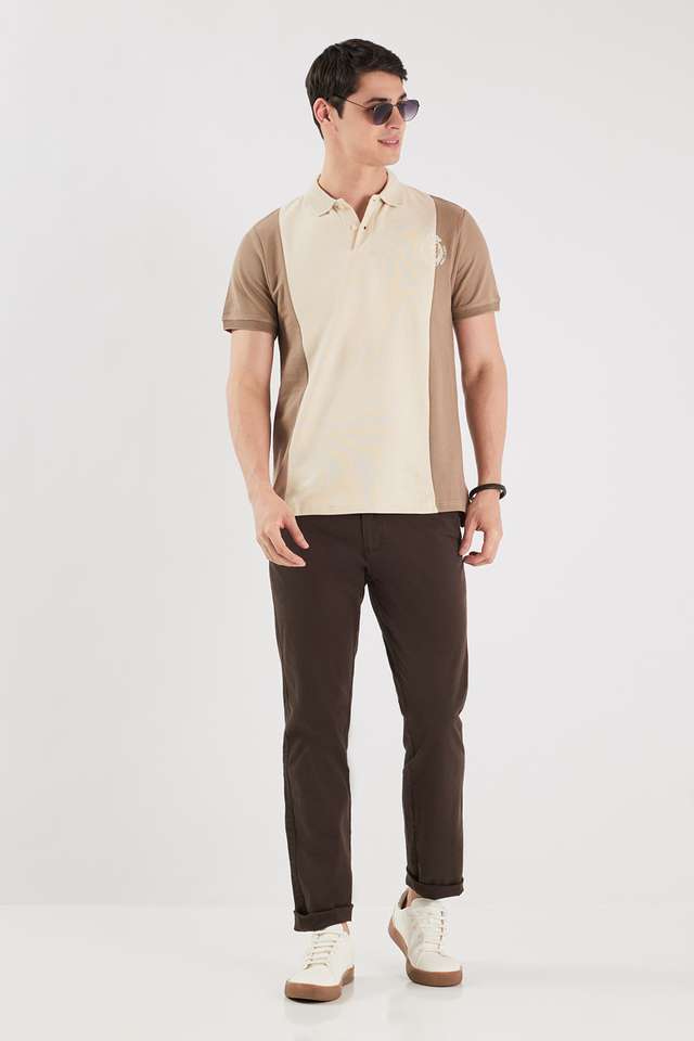 Color-Block-Cotton-Polo-Men-s-T-Shirt