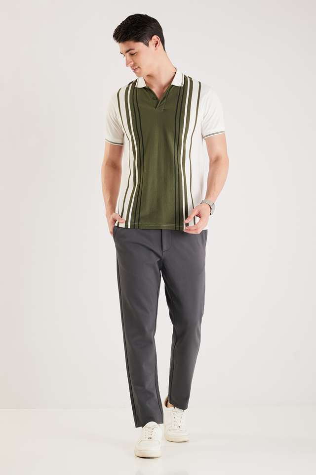 Stripes-Cotton-Blend-Polo-Men-s-T-Shirt