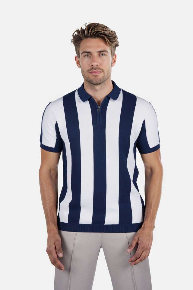 Stripes-Cotton-Polo-Men-s-T-Shirt