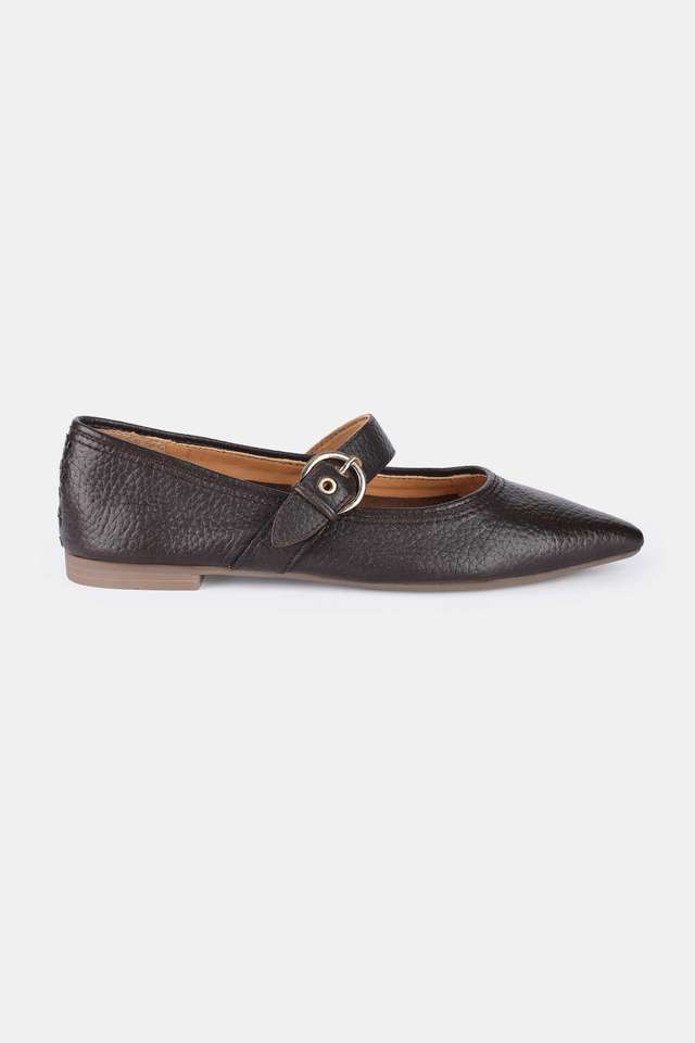 Leather-Buckle-Women-s-Casual-Wear-Ballerinas