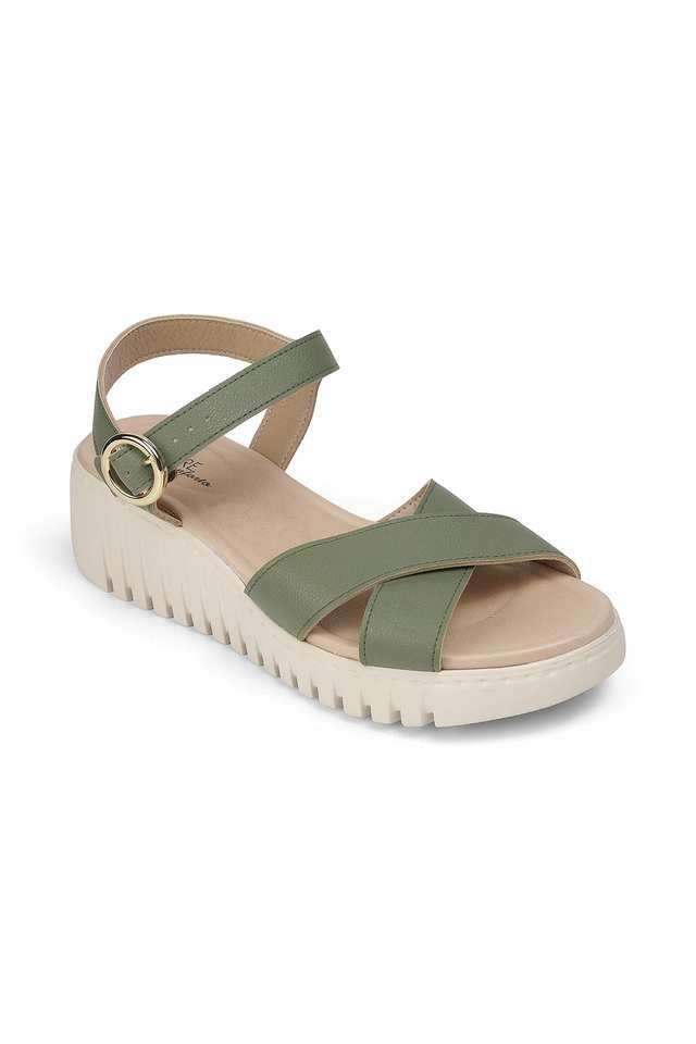 PU-Buckle-Women-s-Casual-Wear-Sandals