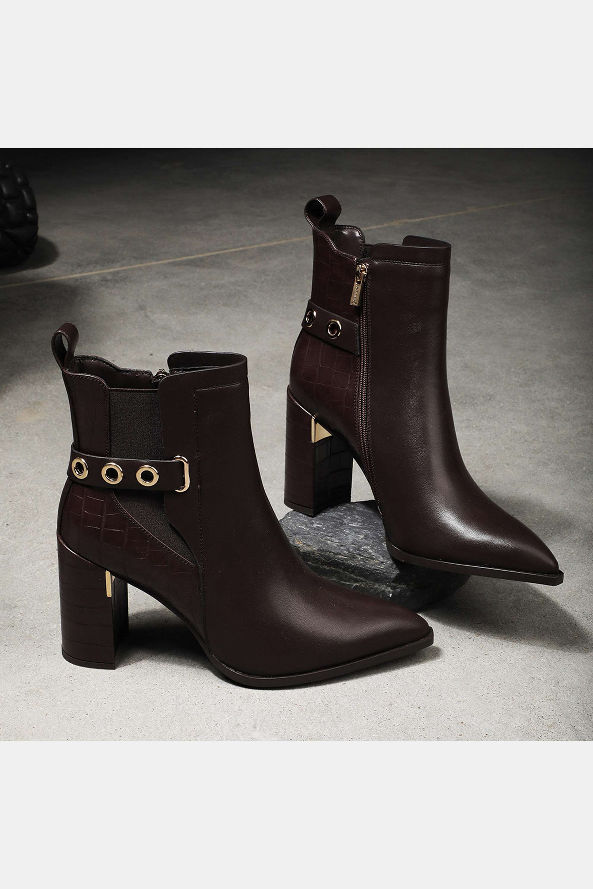 Flaviana-4PR-Synthetic-Slip-On-Women-s-Boots