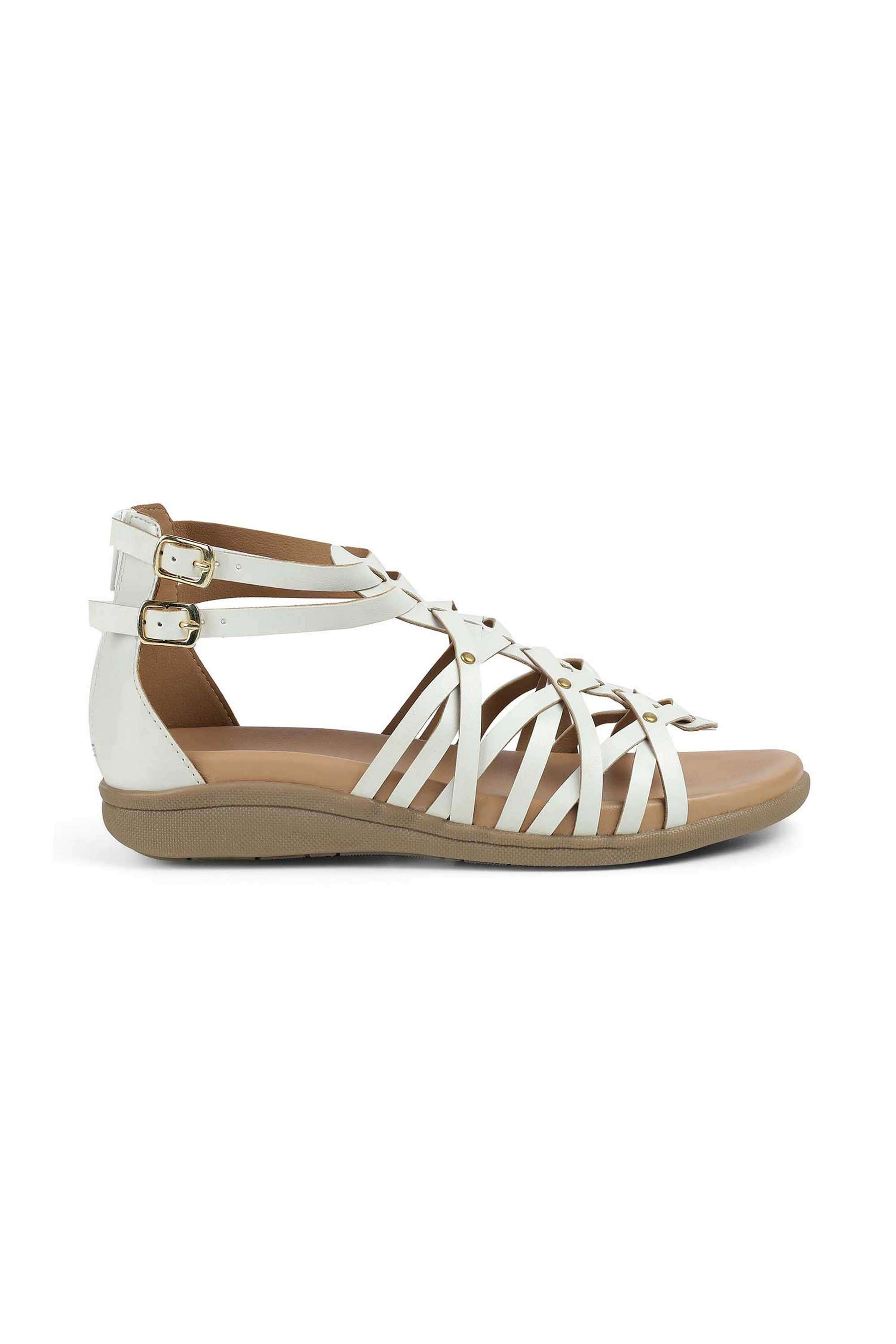 GREEK-Synthetic-Zipper-Women-s-Casual-Wear-Gladiators