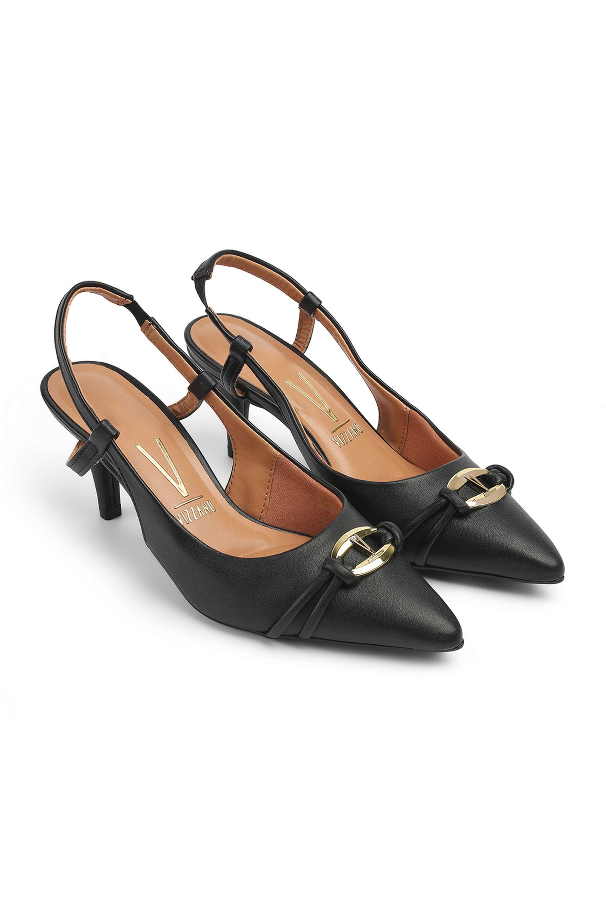 PU-Pull-On-Women-s-Party-Wear-Pumps