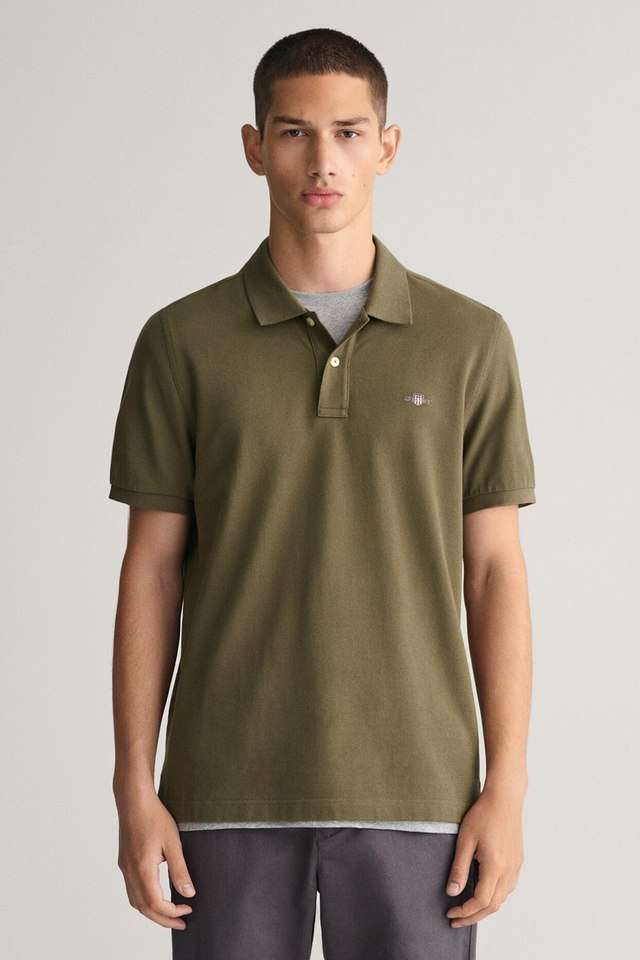 Solid-Cotton-Polo-Men-s-T-Shirt