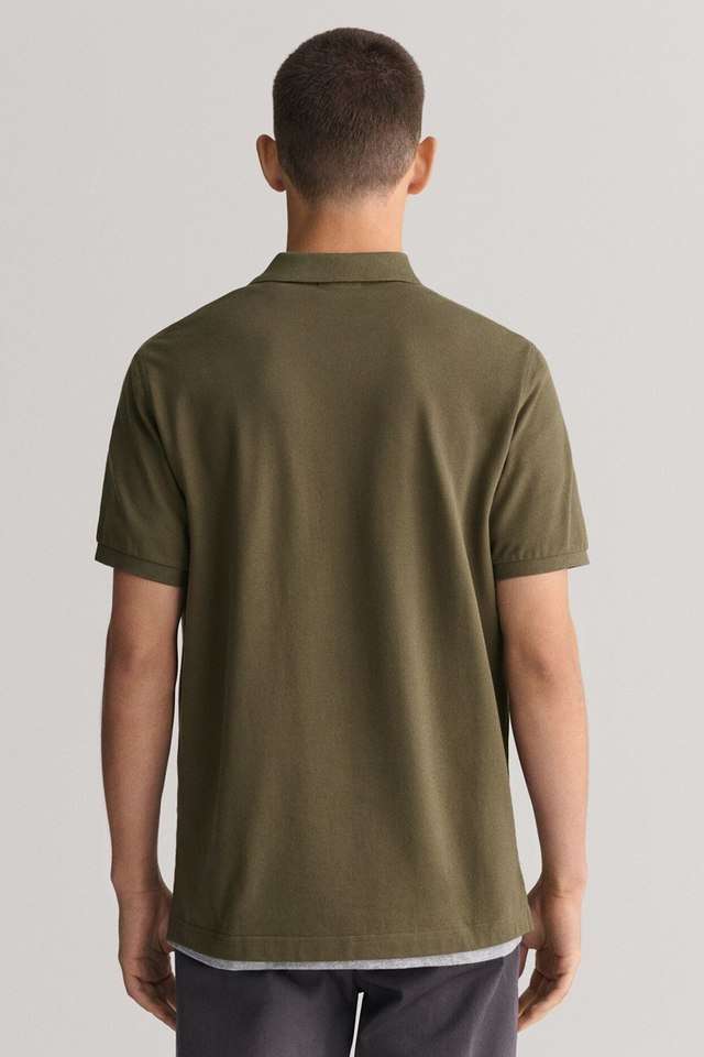 Solid-Cotton-Polo-Men-s-T-Shirt