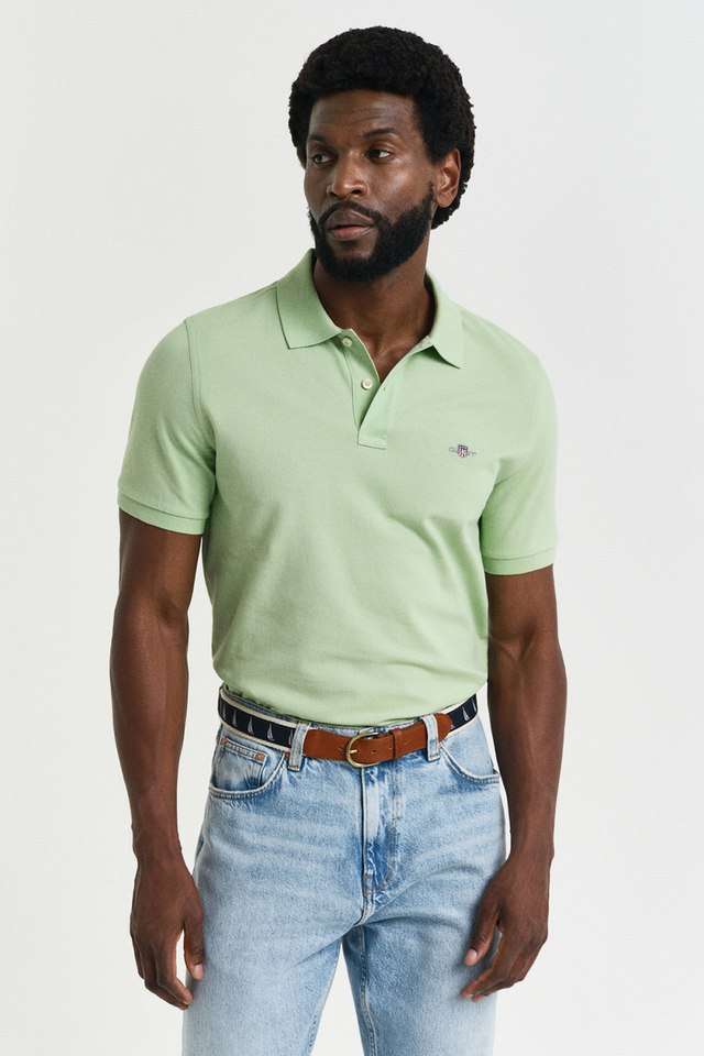 Solid-Cotton-Polo-Men-s-T-Shirt