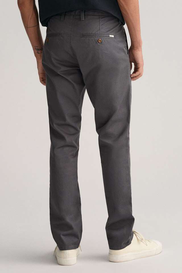 Solid-Cotton-Blend-Slim-Fit-Men-s-Casual-Wear-Trousers