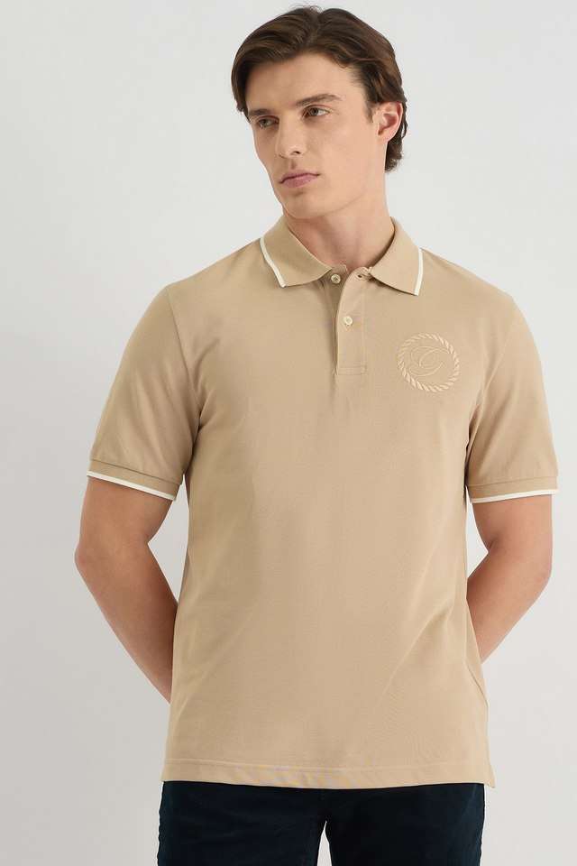 Solid-Cotton-Polo-Men-s-T-Shirt