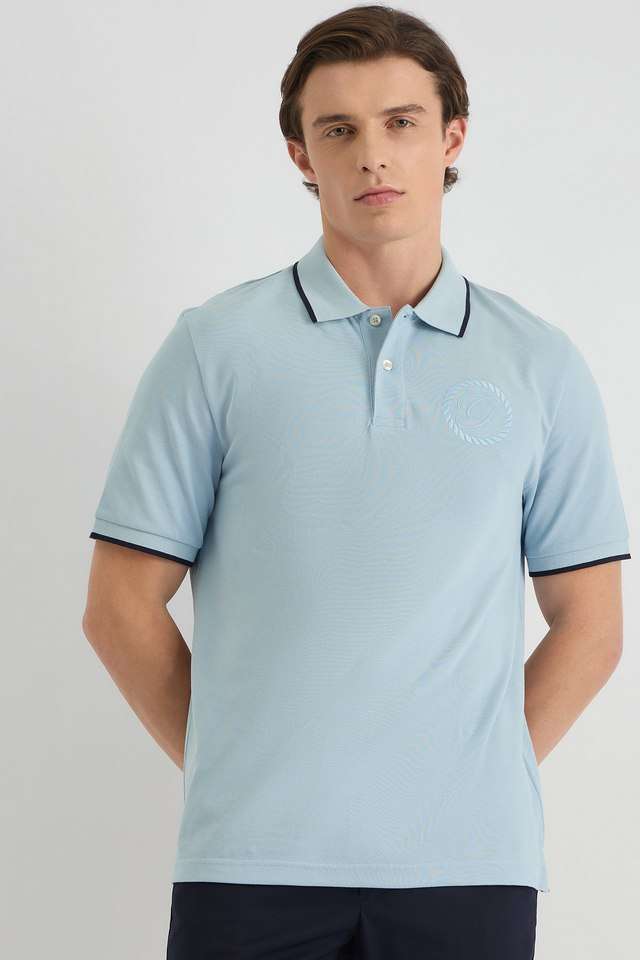 Solid-Cotton-Polo-Men-s-T-Shirt