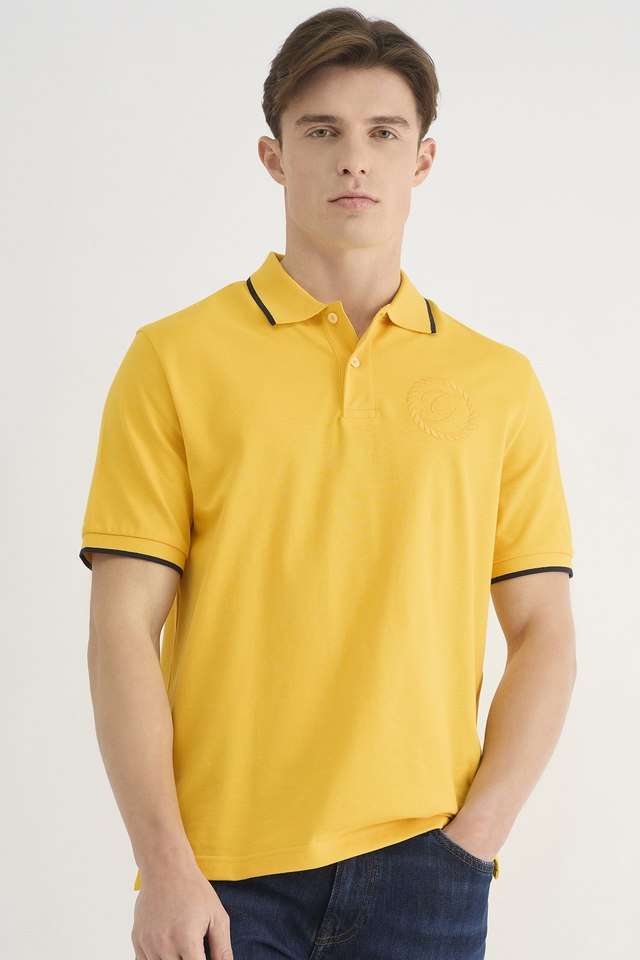 Solid-Cotton-Polo-Men-s-T-Shirt
