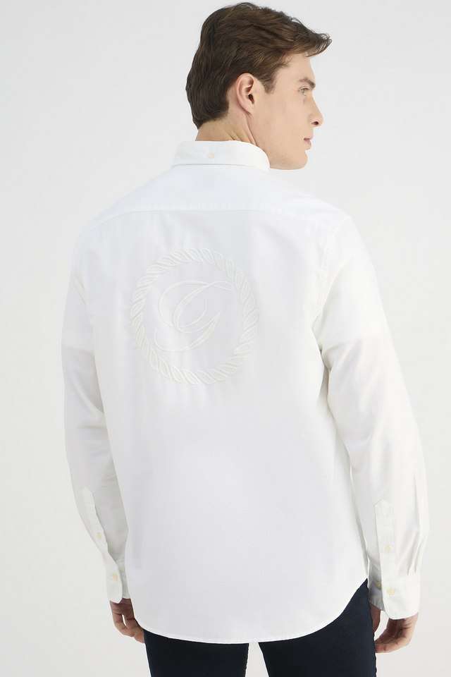 Solid-Cotton-Regular-Fit-Men-s-Casual-Wear-Shirt