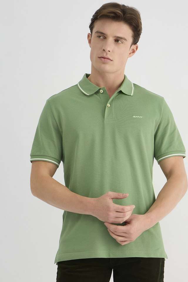 Solid-Cotton-Polo-Men-s-T-Shirt