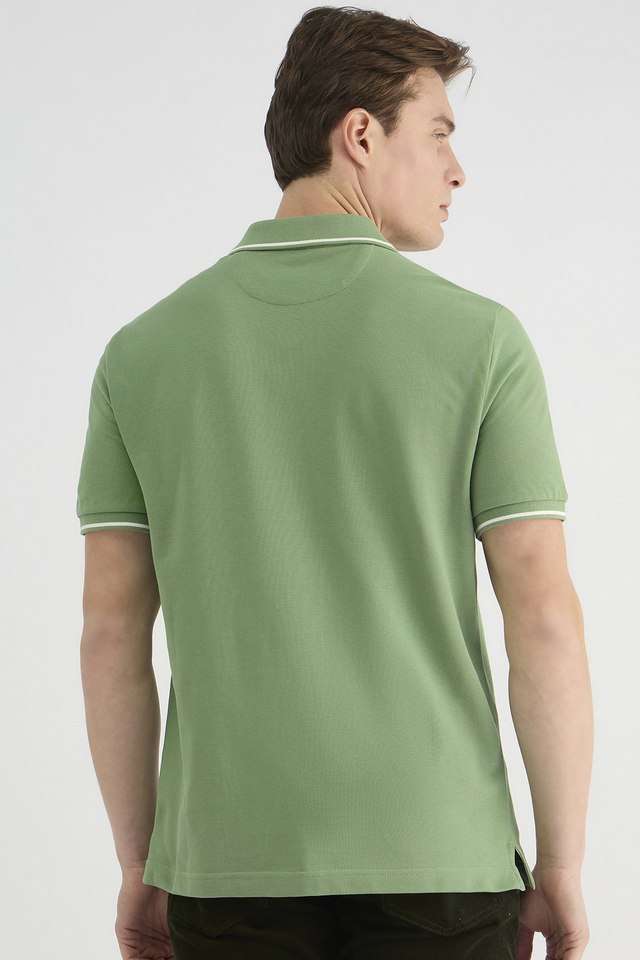 Solid-Cotton-Polo-Men-s-T-Shirt