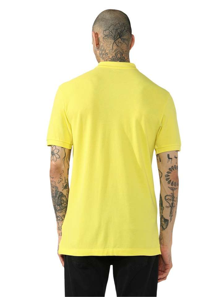 Solid-Polyester-Cotton-Polo-Men-s-T-Shirt