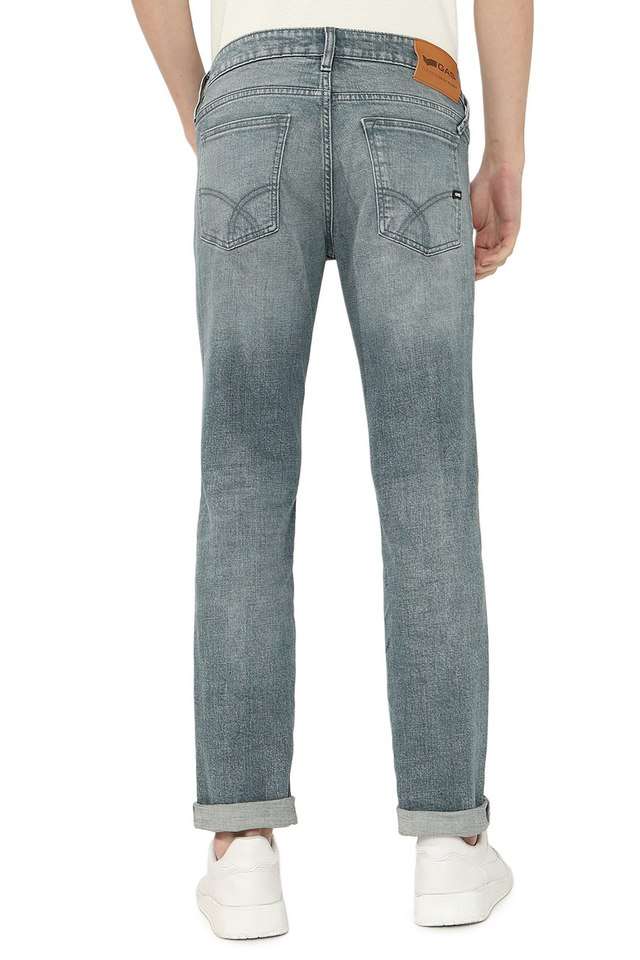 Light-Wash-Cotton-Blend-Slim-Fit-Men-s-Jeans